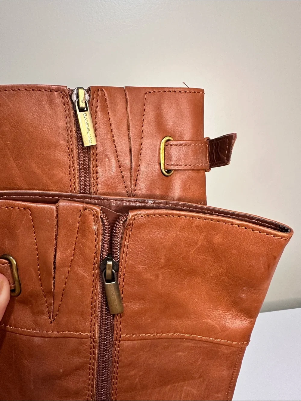 Bandolino Cognac Brown Over-The-Knee Riding Boots